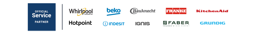 Official Service Partner – Whirlpool, Beko, Bauknecht, Franke, KitchenAid, Hotpoint, Indesit, Ignis, Faber, Grundig