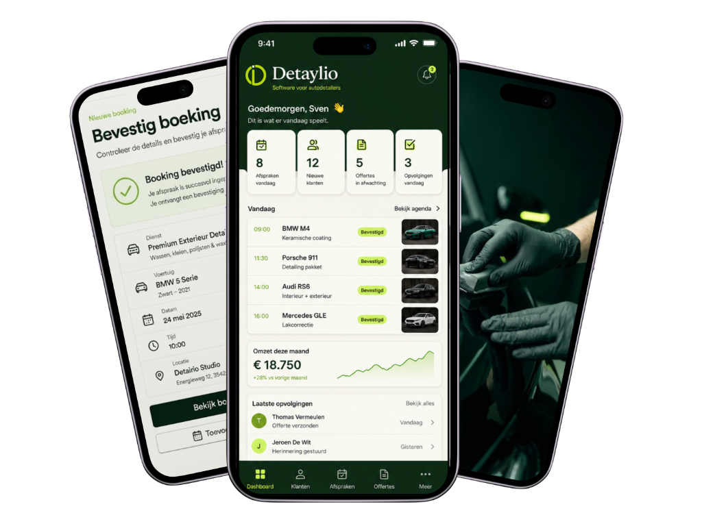 Detaylio app mockup