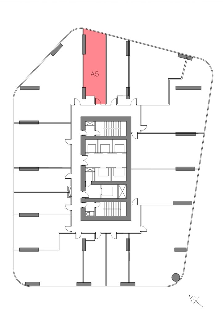 Unit location on floor plan