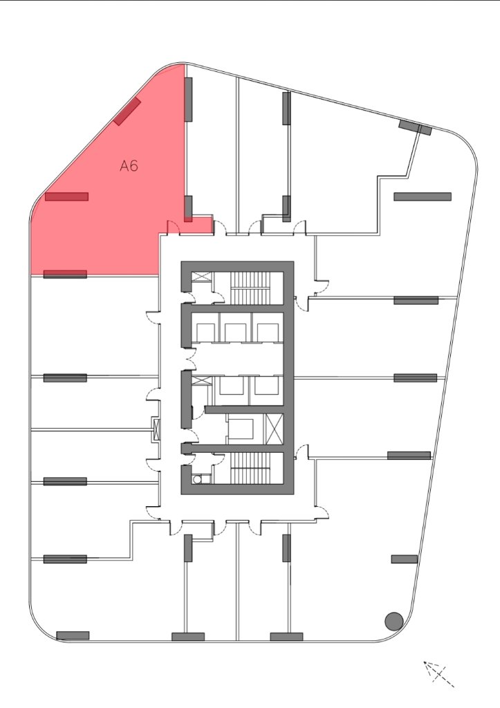 Unit location on floor plan