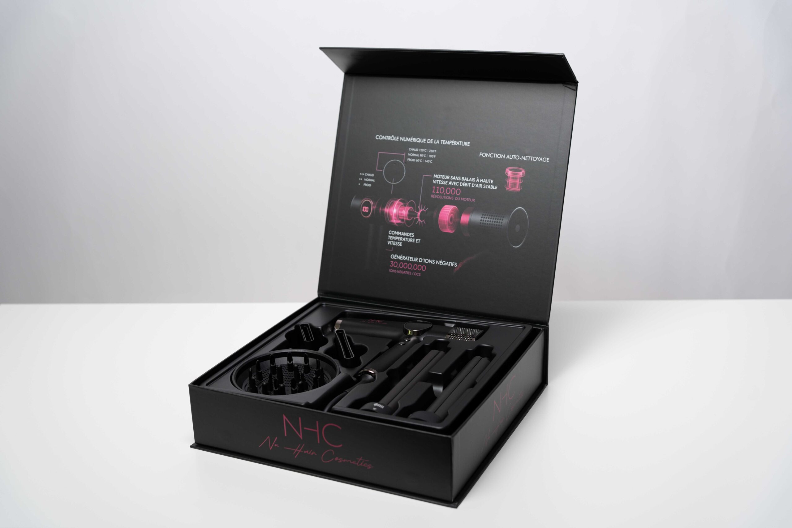 Seche-cheveux Ionic Ultra Leger Nu Hair Cosmetics 2