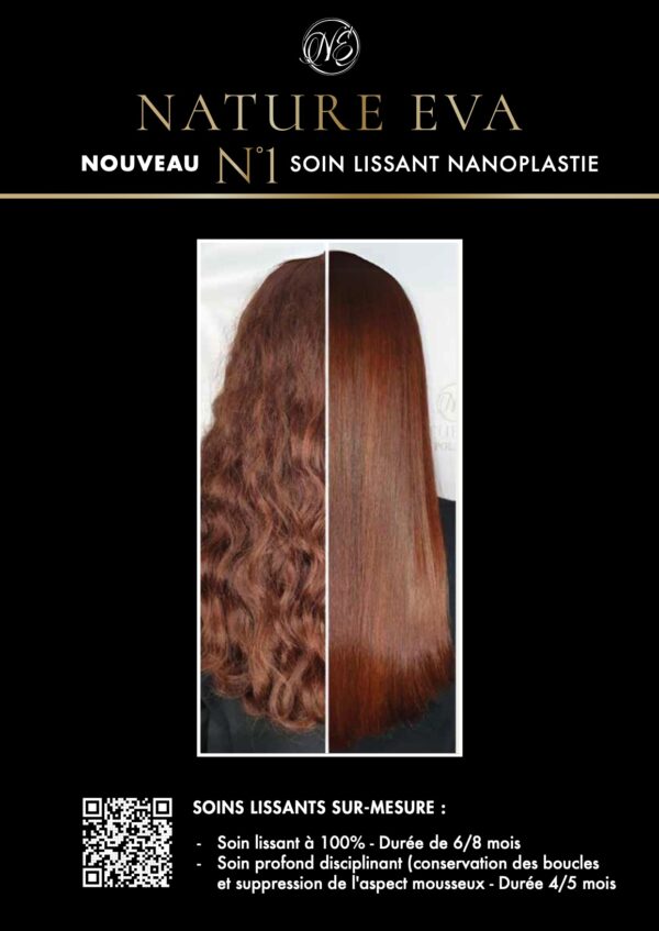 PLV A4 Lissage Avant/apres