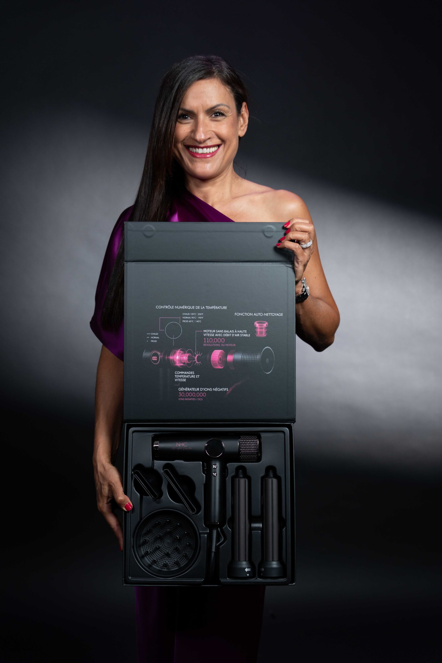 Seche-cheveux Ionic Ultra Leger Nu Hair Cosmetics