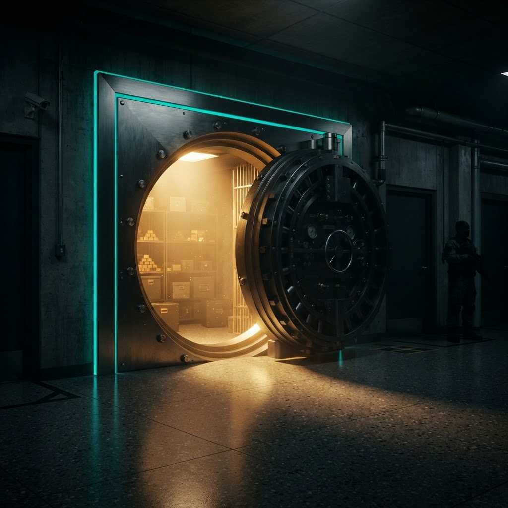 Regulated institutional custody vault