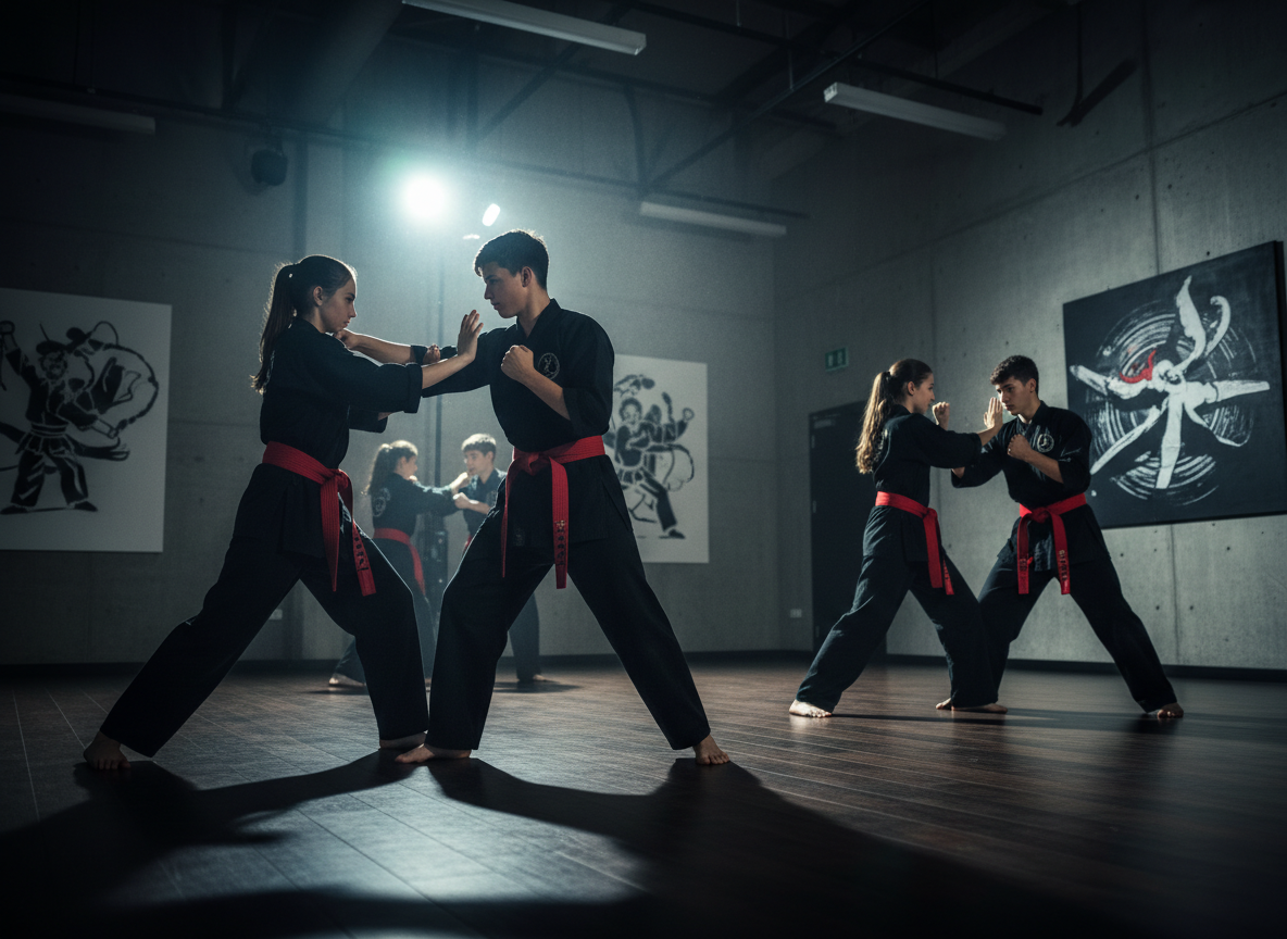 Wing Tsun Kidsde4ence Training