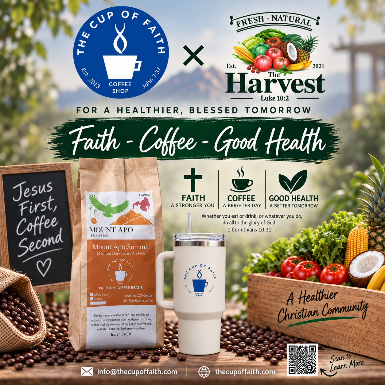 The Harvest x The Cup of Faith Collaboration