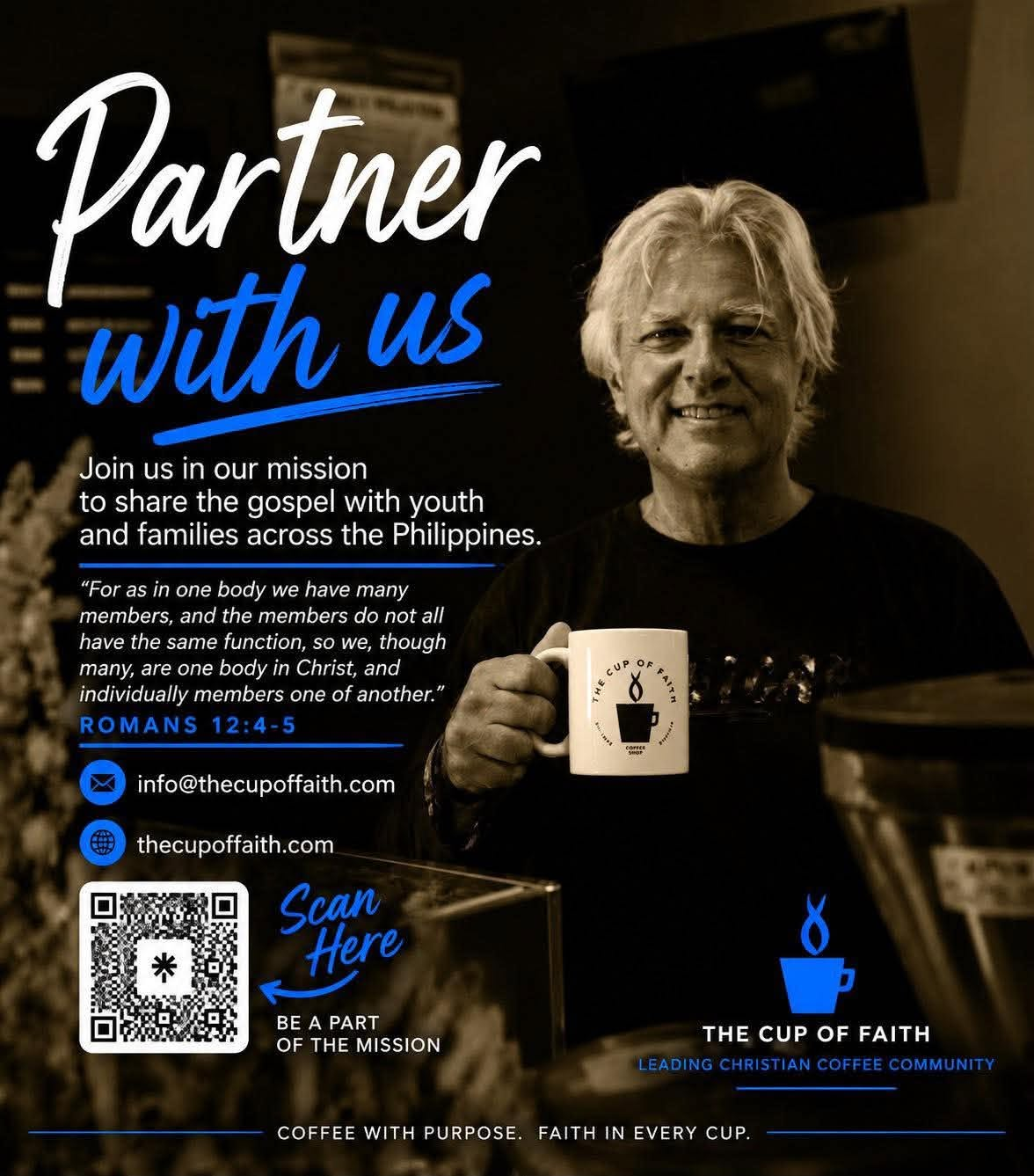 Partner with us - The Cup of Faith mission