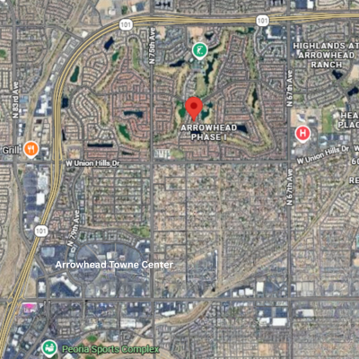 Arrowhead Oasis location map