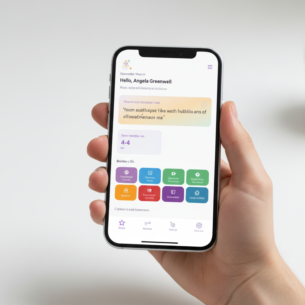 Hope30 Daily Tracker app interface