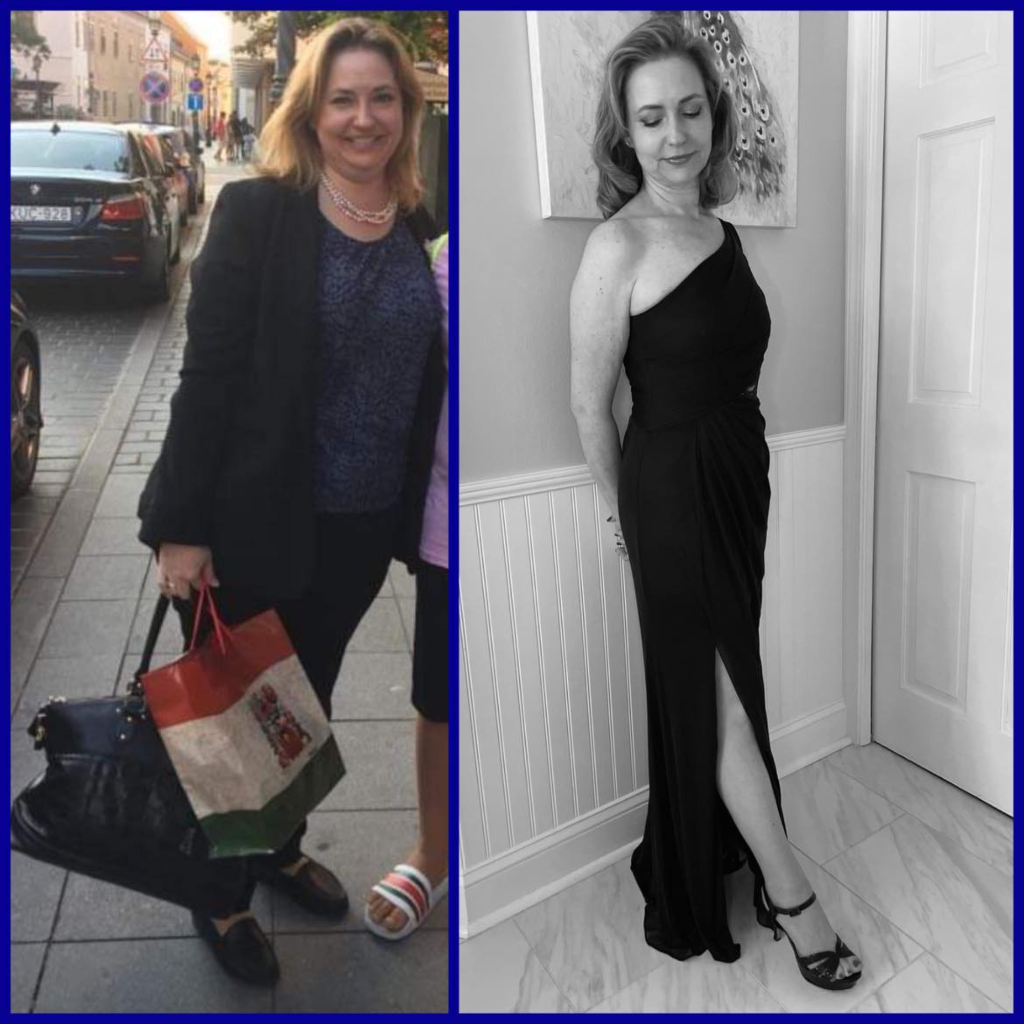 Adrienne before and after