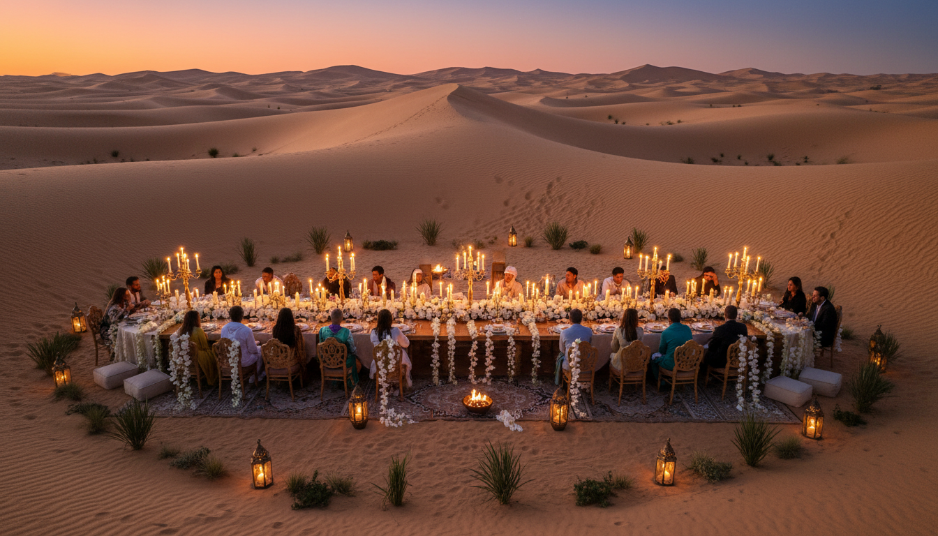Desert dinner experience