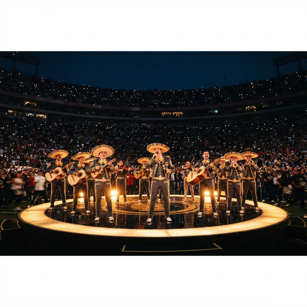 Mariachi Estelar performing at Levi's Stadium halftime