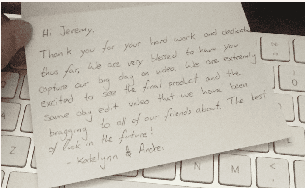 Testimonial from Katelynn & Andre