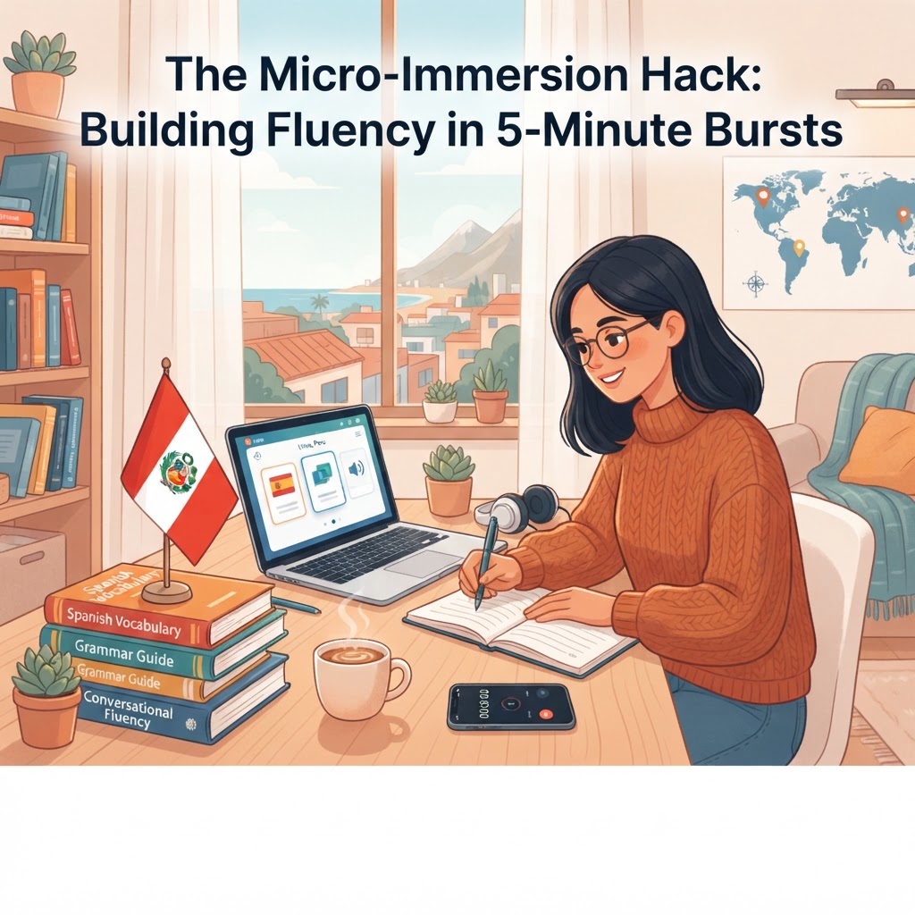 The Micro-Immersion Hack: Building Fluency in 5-Minute Bursts
