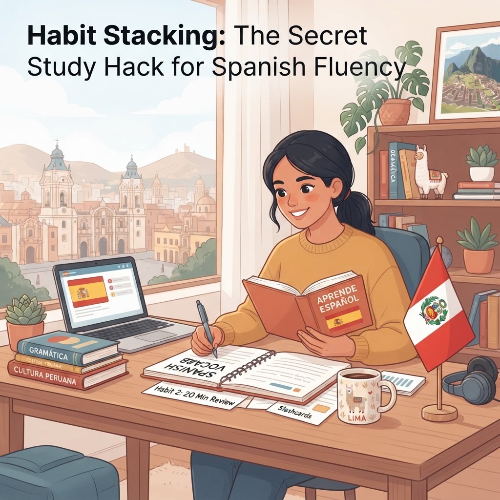Habit Stacking: The Secret Study Hack for Spanish Fluency