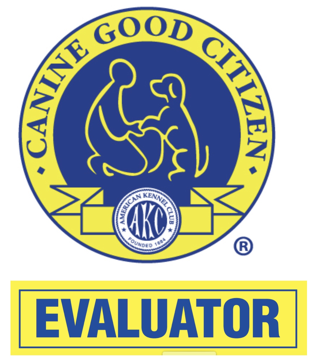 AKC Canine Good Citizen Evaluator badge