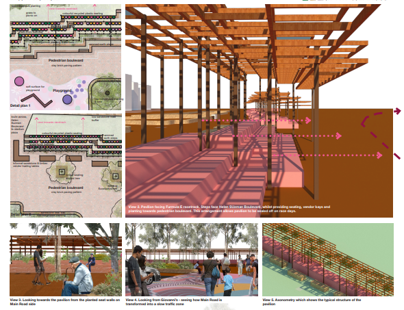 Past, Present, Future — Zigzag Pavilion