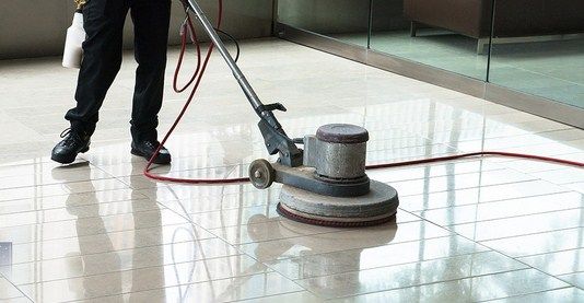 Strip and wax floor service