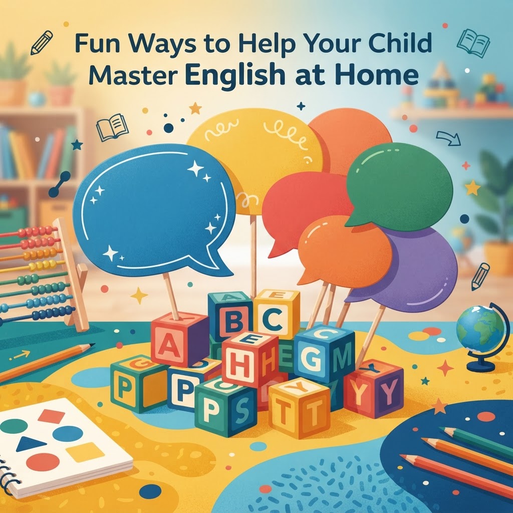 Fun Ways to Help Your Child Master English at Home