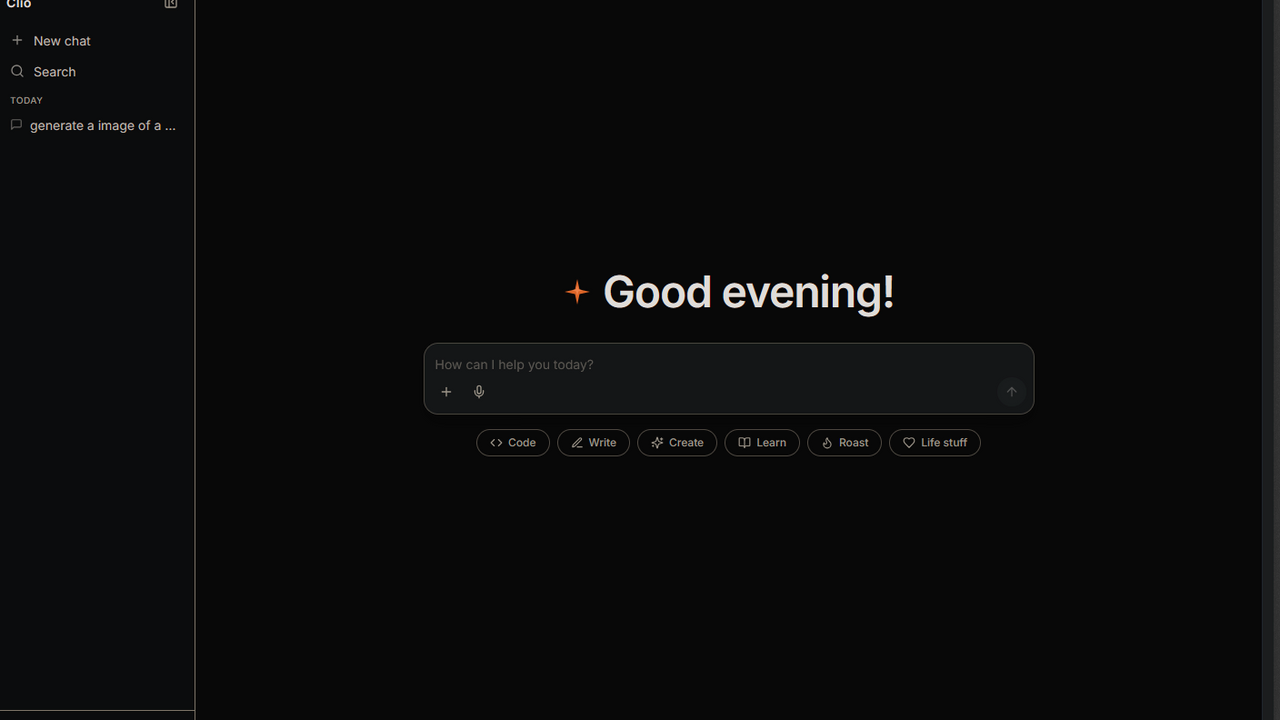 Clio Ai template preview
