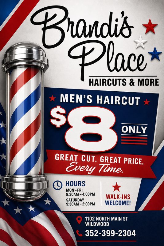 Men's Haircut — Only $8! Great Cut. Great Price. Every Time.