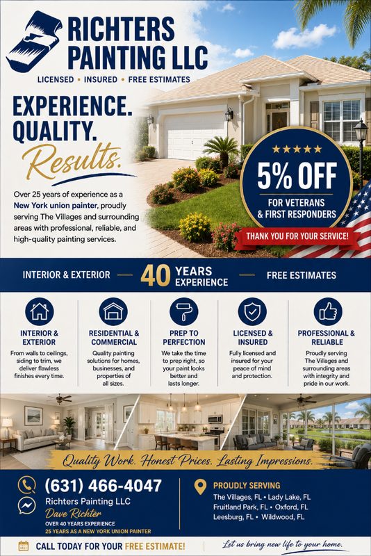 5% OFF for Veterans & First Responders — Free Estimates!