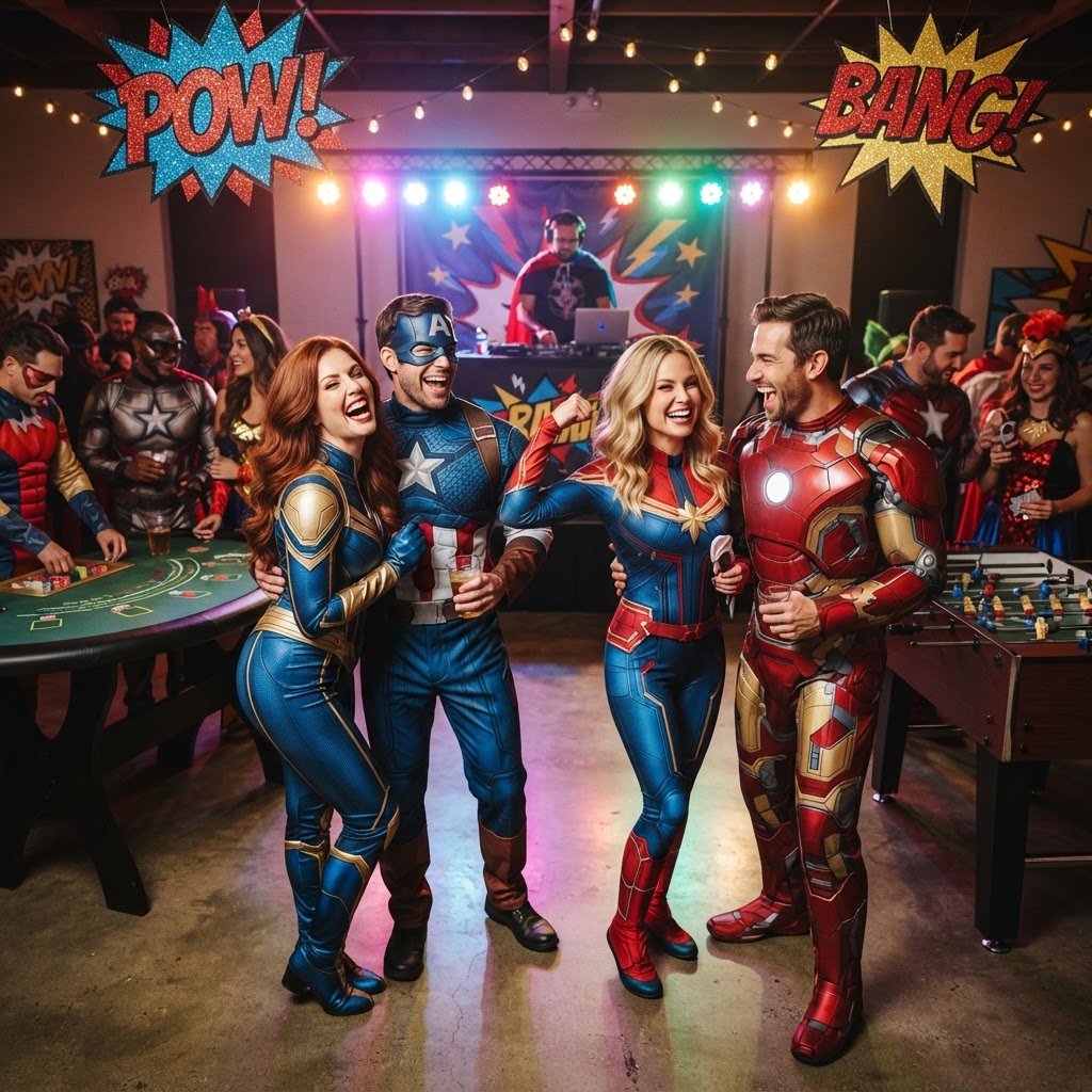 Super Hero Social