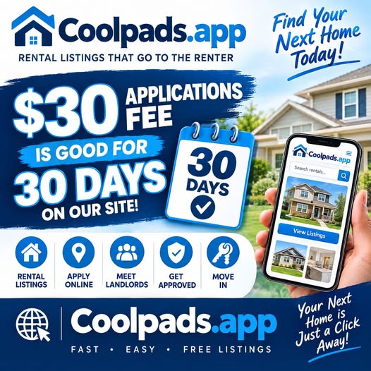 Property owner listing rental on CoolPads