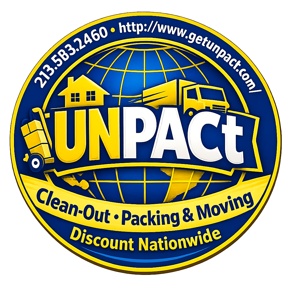 GetUNPACT! Packing, Unpacking, Clean-out & Moving + At home storage options