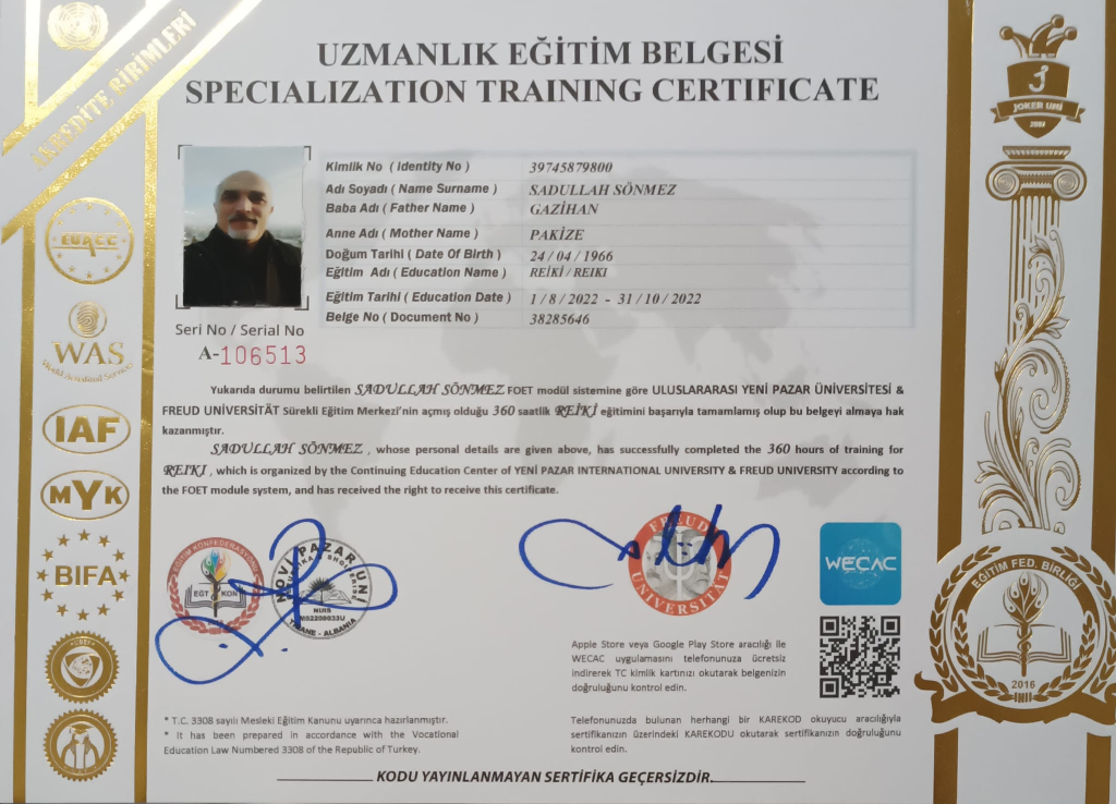 REİKİ SEMİNERİ (1.AŞAMA)
