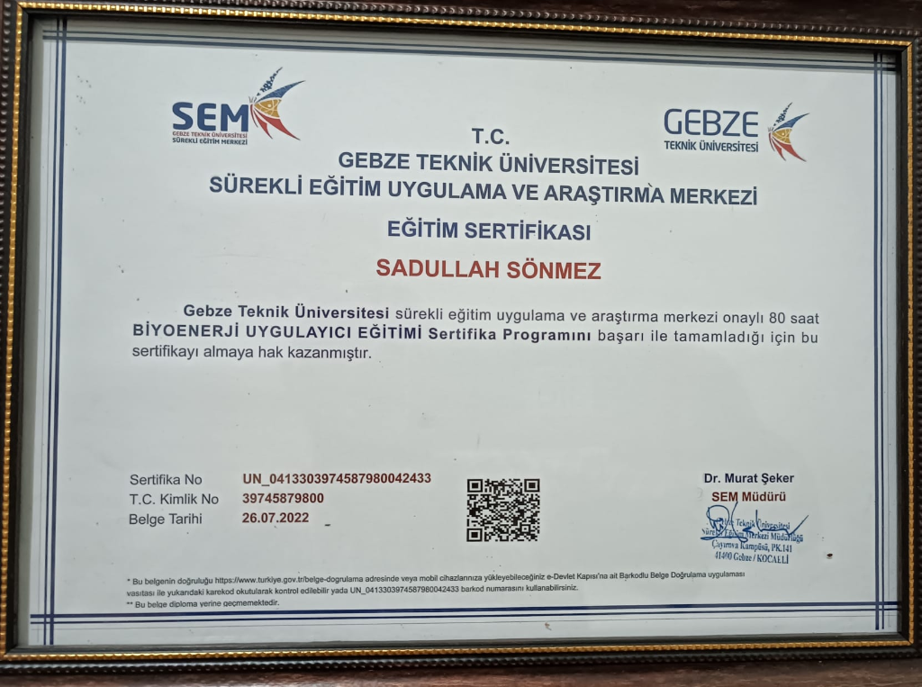 BİOENERJİ VE BEDENLERİN NEŞESİ EĞİTİMİ