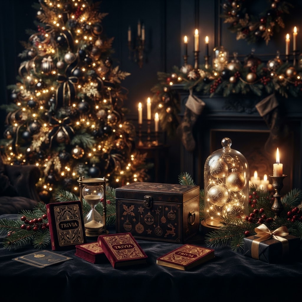 Holidays trivia gift artwork