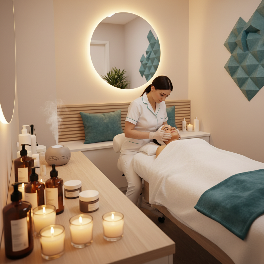Wellness spa interior