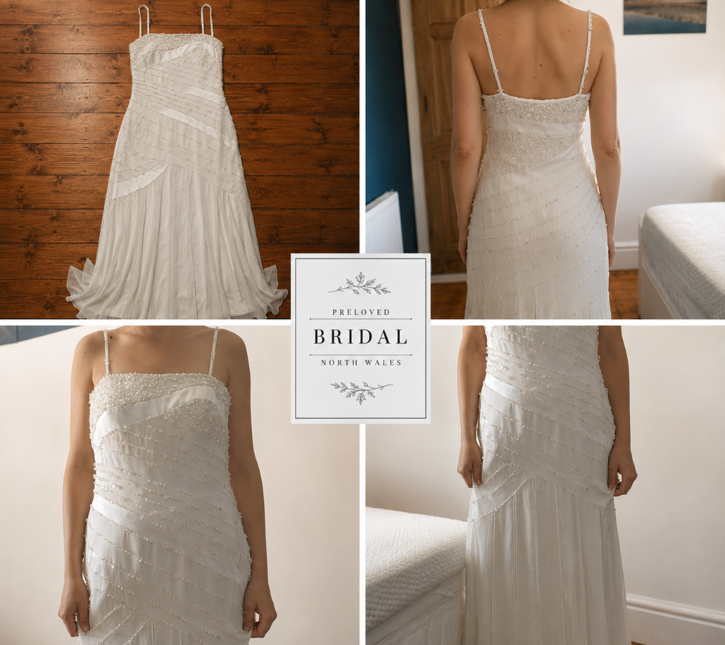 Ronald Joyce Beaded Mermaid Gown