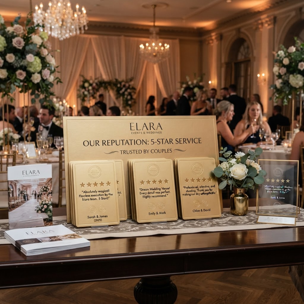 Luxury wedding table setting in South Africa
