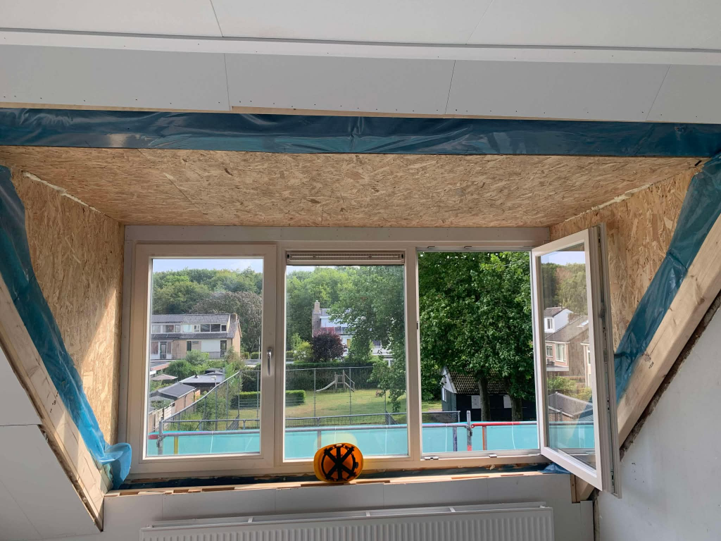 Constructie van aanbouw