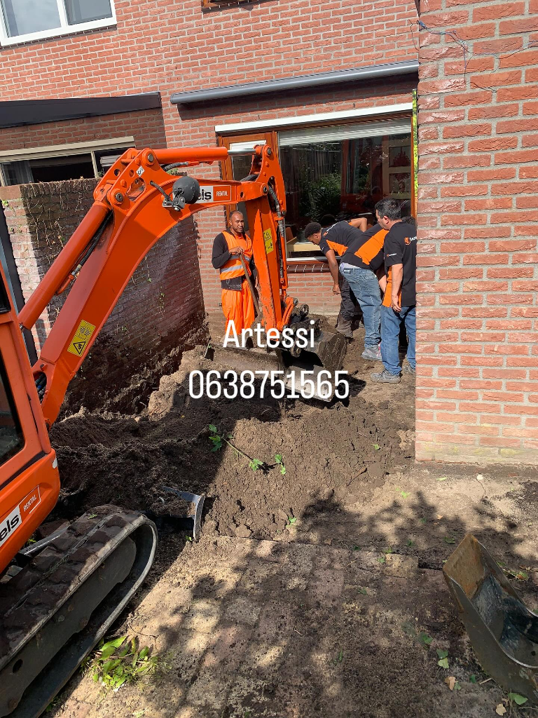 Grondwerk en fundering renovatie