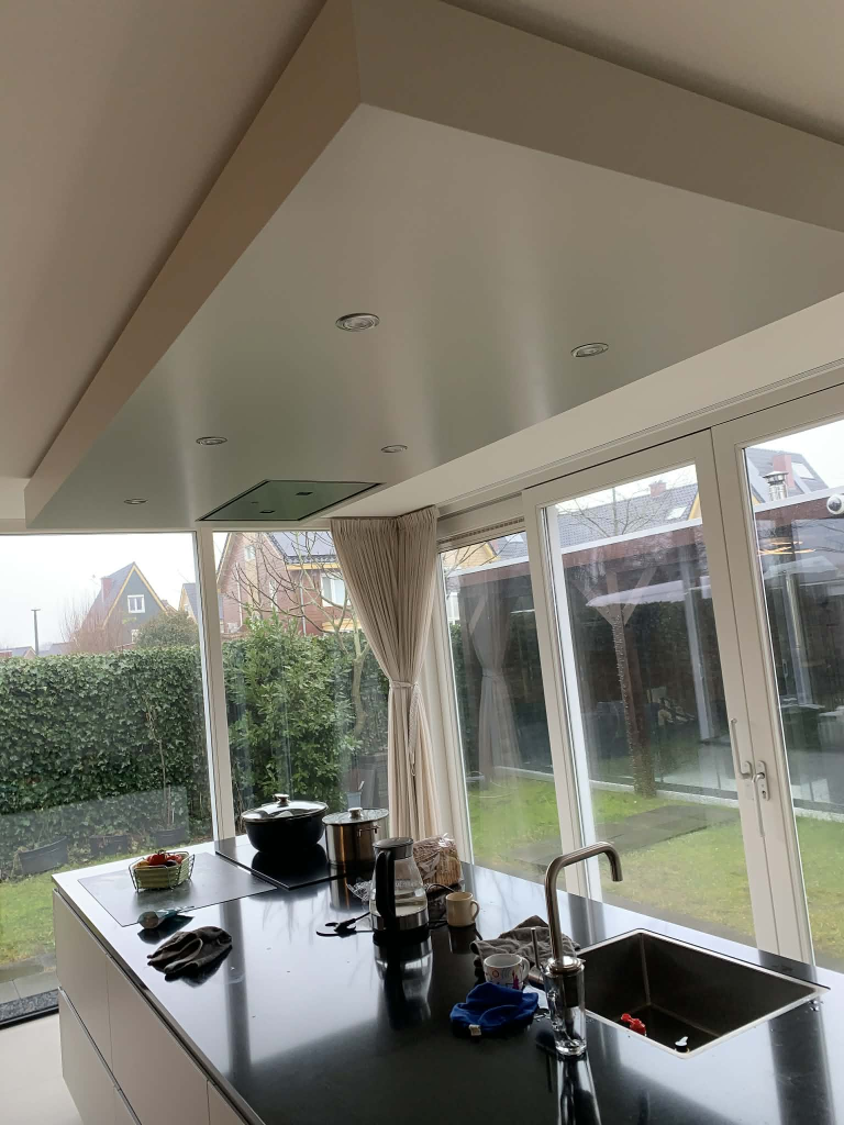 Keuken uitbouw afwerking