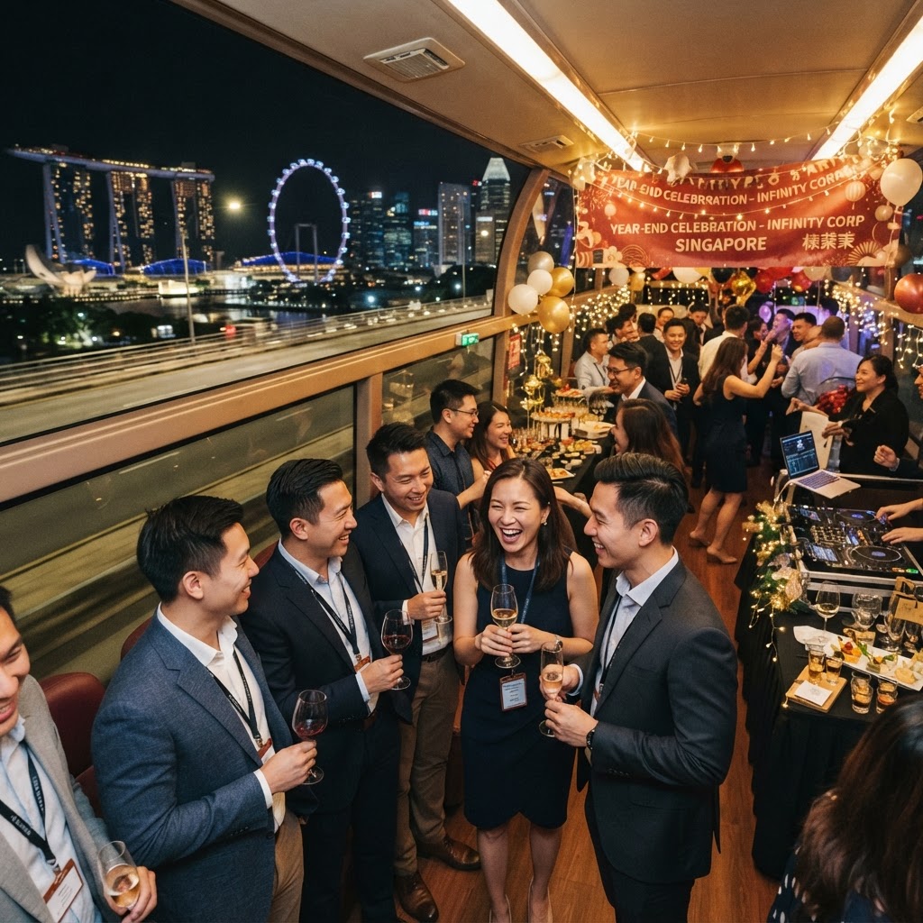 The Executive Impression: Why a Luxury Party Bus is the Future of Singapore Corporate Hospitality