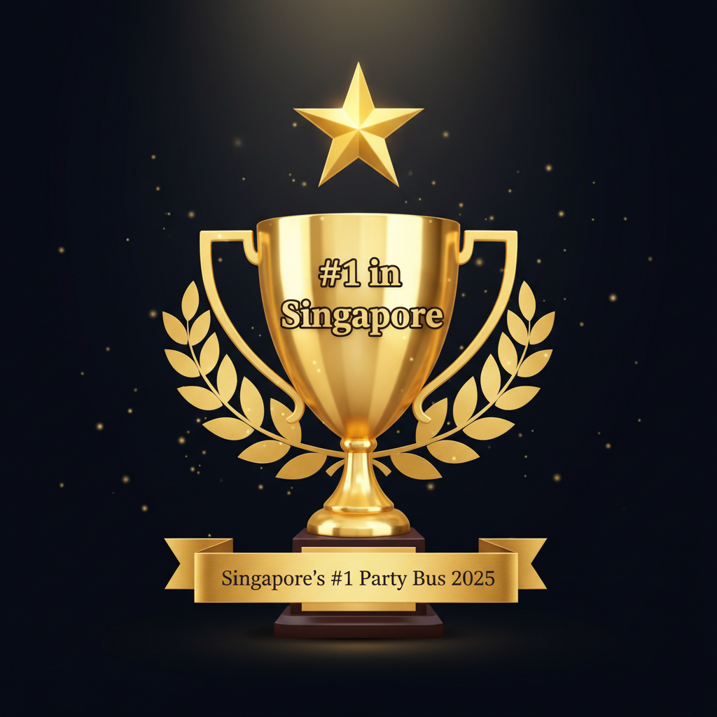 Singapore's #1 Party Bus 2025 โ Official Trophy