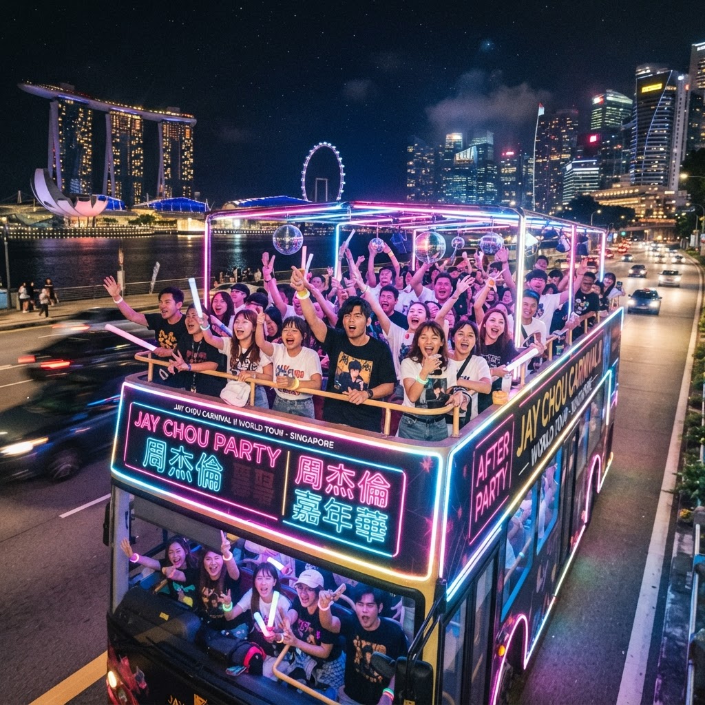 Jay Chou: Carnival II World Tour Singapore: Party Bus Afterparty Guide