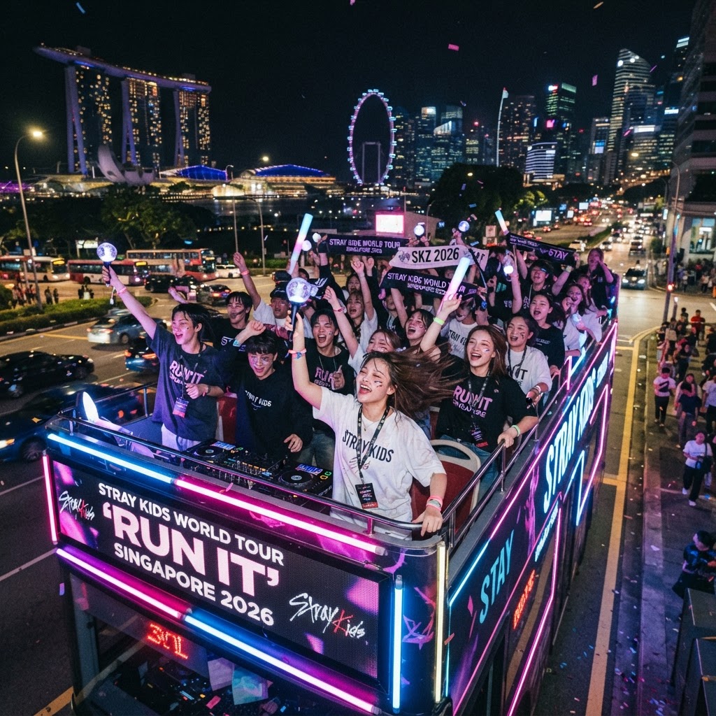 Stray Kids 2026 World Tour <RUN IT> in Singapore Singapore: Party Bus Afterparty Guide