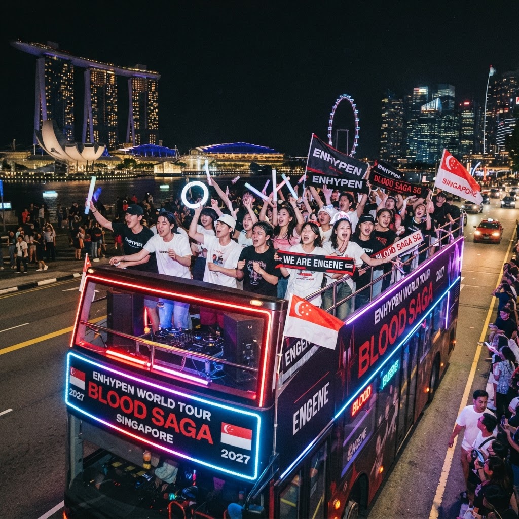 2027 ENHYPEN World Tour 'BLOOD SAGA' in Singapore Singapore: Party Bus Afterparty Guide