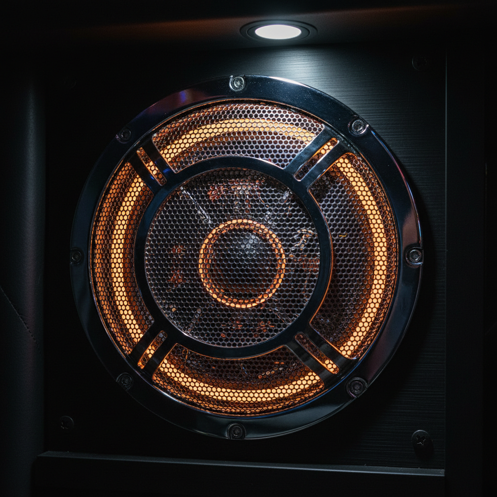 Premium sound system detail