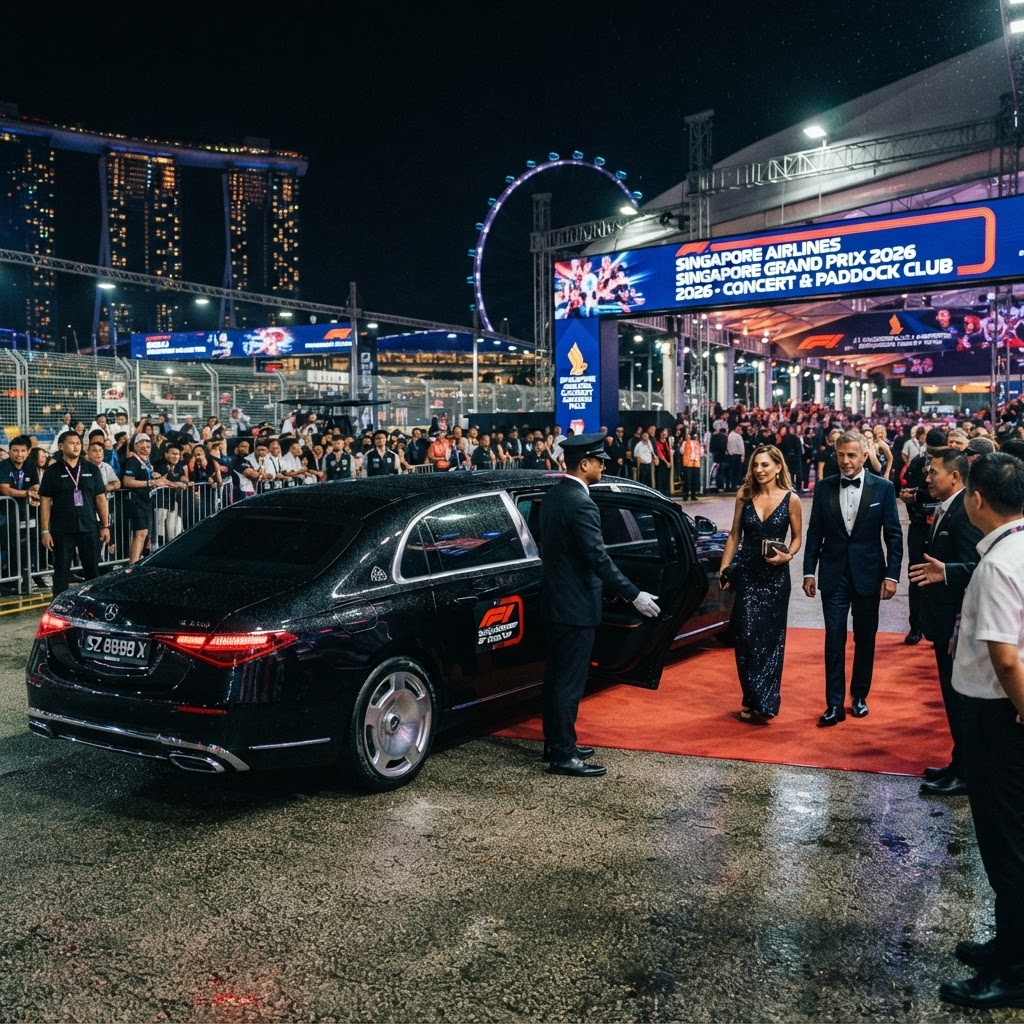 Formula 1 Singapore Airlines Singapore Grand Prix 2026 Singapore: VIP Limo Transfer Guide
