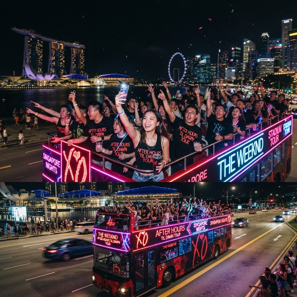 The Weeknd: After Hours Til Dawn Stadium Tour Singapore: Party Bus Afterparty Guide