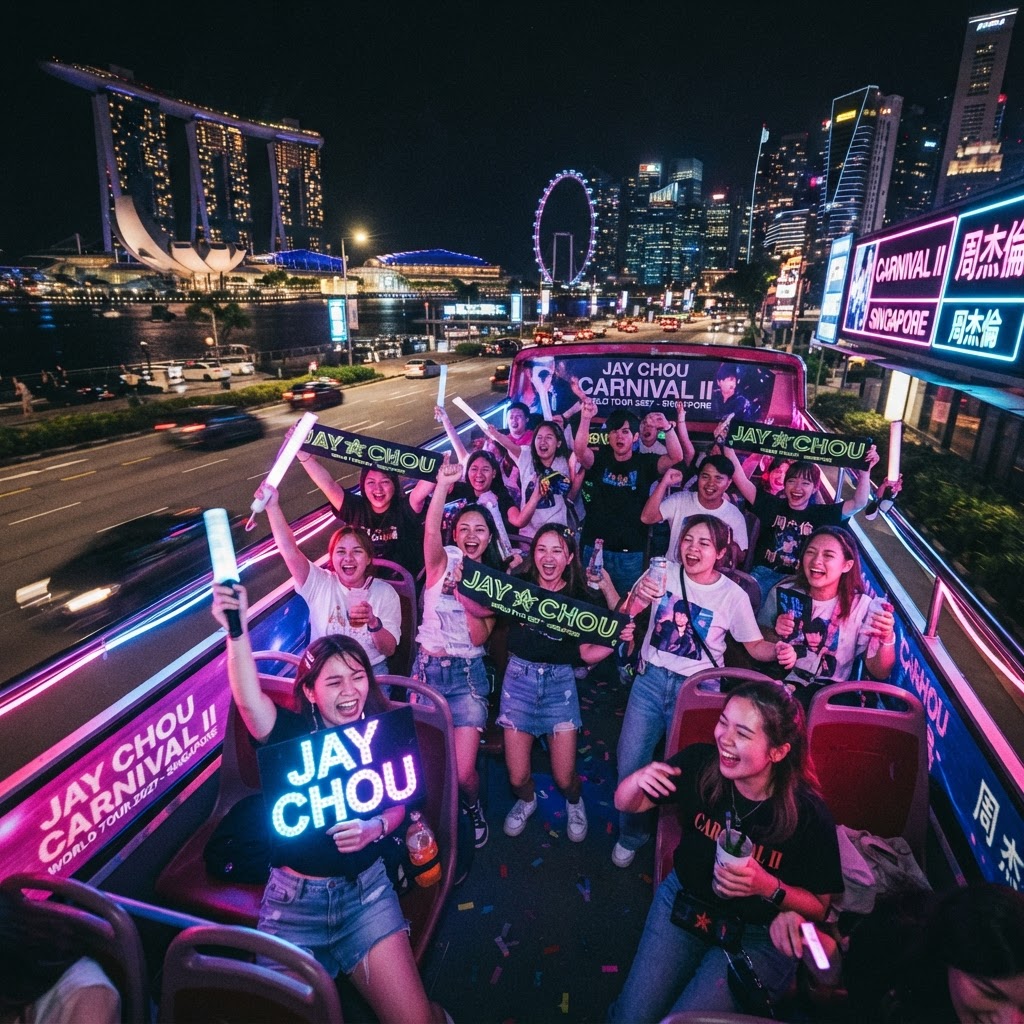 Jay Chou 'Carnival II' World Tour 2027 Singapore: Party Bus Afterparty Guide