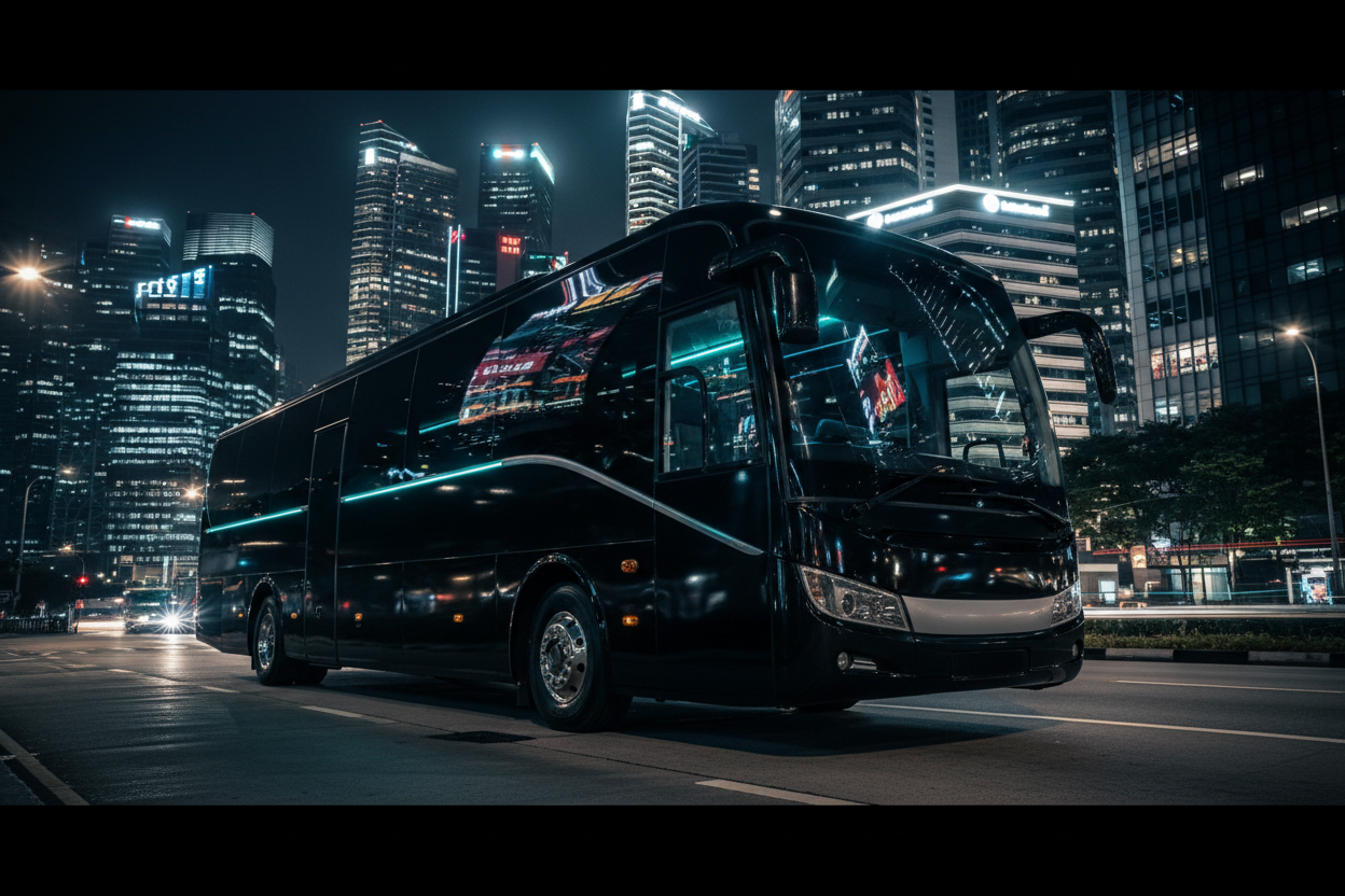 Corporate executive party bus Singapore