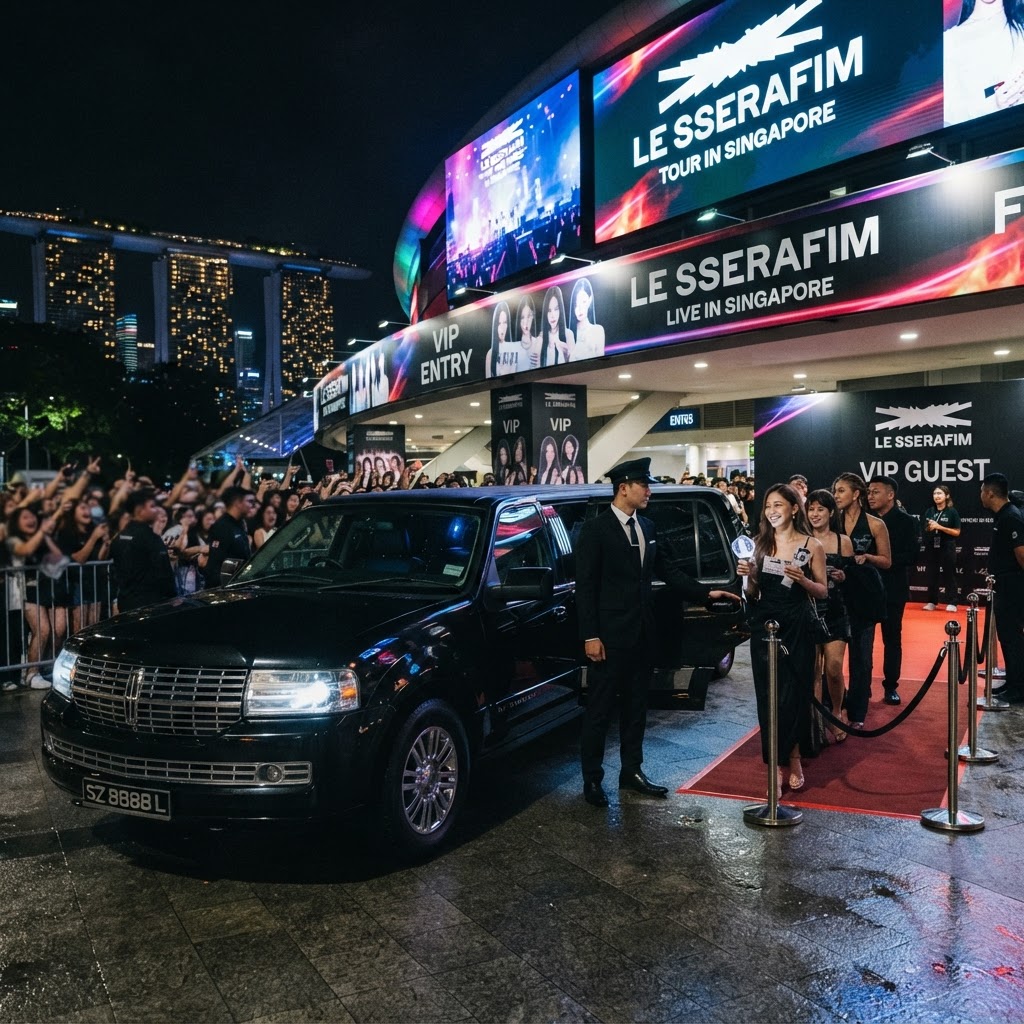 Le Sserafim Live in Singapore Singapore: VIP Limo Transfer Guide