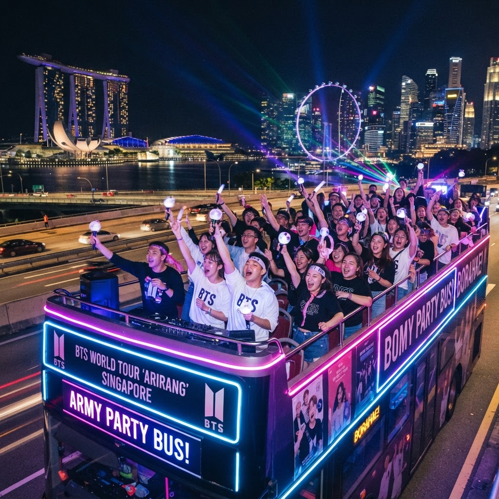 BTS World Tour 'Arirang' in Singapore Singapore: Party Bus Afterparty Guide